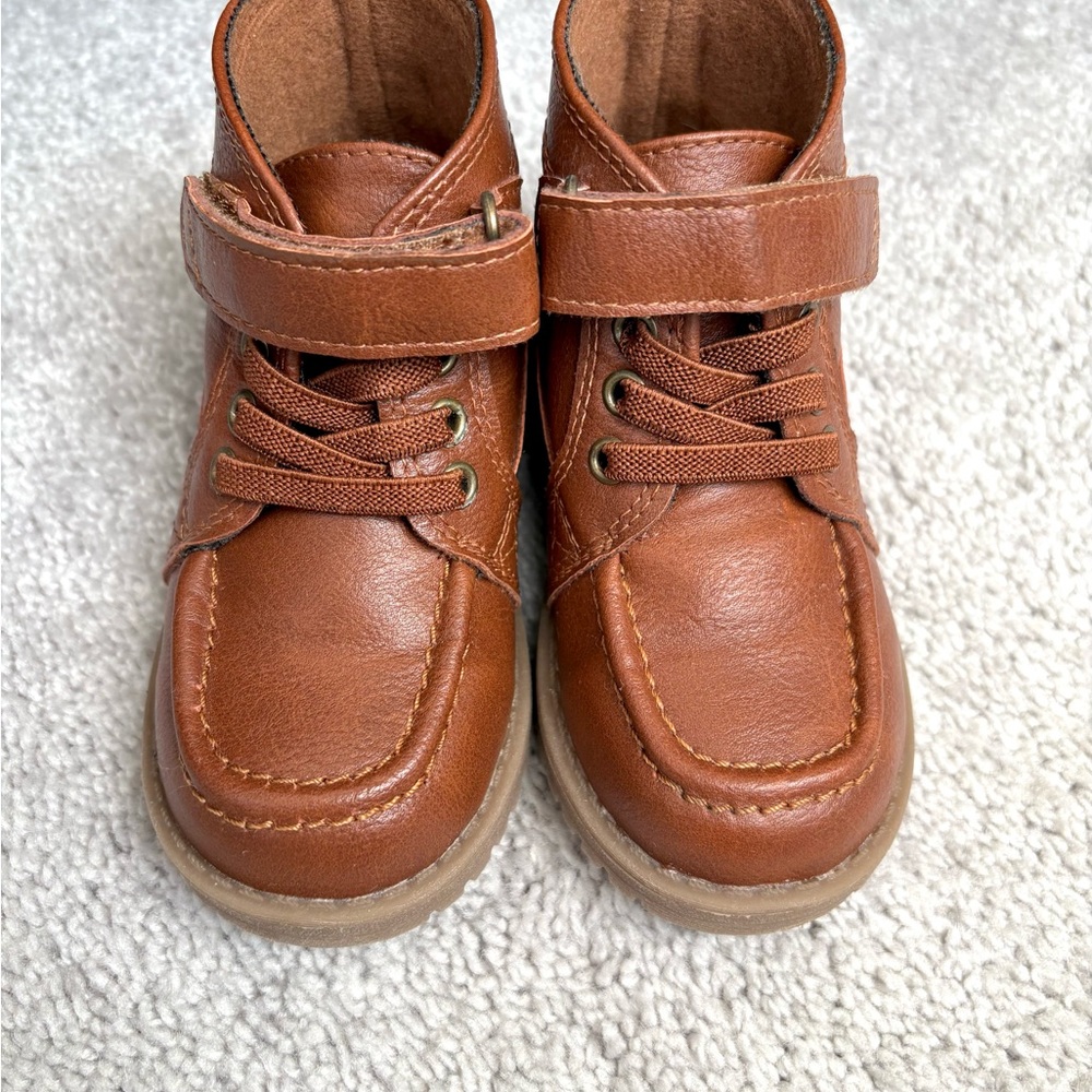 The Children's Place Toddler Boys Lace Up Boots - Brown